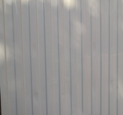 Волнистый поликарбонат, С-10 белый непрозрачный  2000х1100х0,7мм