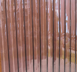 Волнистый поликарбонат, С-10 коричневый непрозрачный 3000х1100х0,7мм
