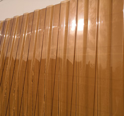 Волнистый поликарбонат, С-10 прозрачно-коричневый 3000х1100х1мм