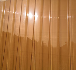 Волнистый поликарбонат, С-10 прозрачно-коричневый 2500х1100х0,7мм